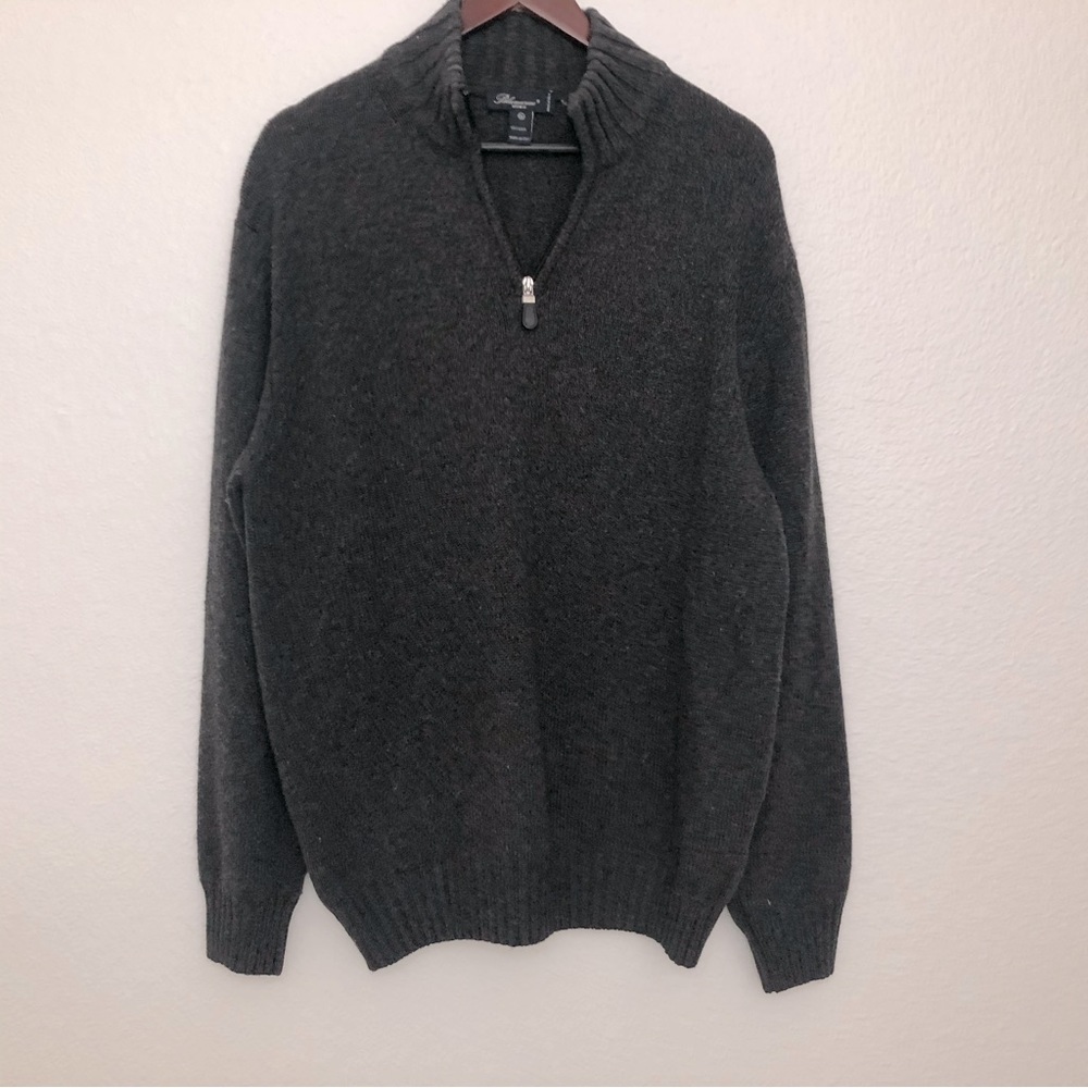 Blumarine half zip-up sweater